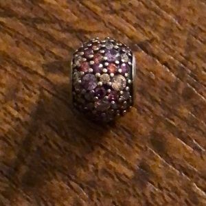 Pandora Pink and Purple sparkly charm